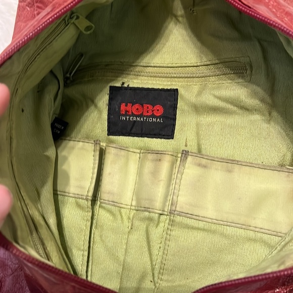 VTG 90’S HOBO BACKPACK LEATHER - Picture 12 of 16